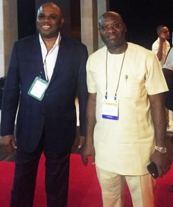 L-R: Afreximbank President, Benedict Oramah and Heritage Bank Plc Managing Director/CEO, Ifie Sekibo, after the execution of the term sheet for the issuance of guarantee for its $150 million Convertible Bond with the African Export Import Bank (AfreximbanK) to support Heritage Bank Plc in its next phase of growth. L-R: Afreximbank President, Benedict Oramah and Heritage Bank Plc Managing Director/CEO, Ifie Sekibo, after the execution of the term sheet for the issuance of guarantee for its $150 million Convertible Bond with the African Export Import Bank (AfreximbanK) to support Heritage Bank Plc in its next phase of growth. 