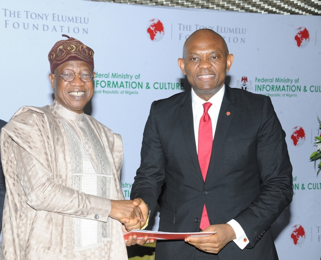 The Tony Elumelu Foundation, Ministry of Information Sign MoU to Strengthen Creative Industry