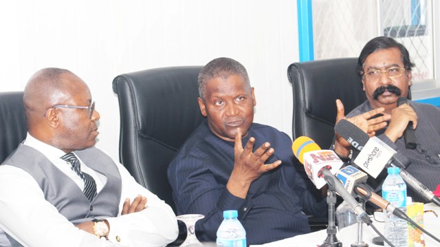 FG Urges Dangote to Conclude Refinery before 2019