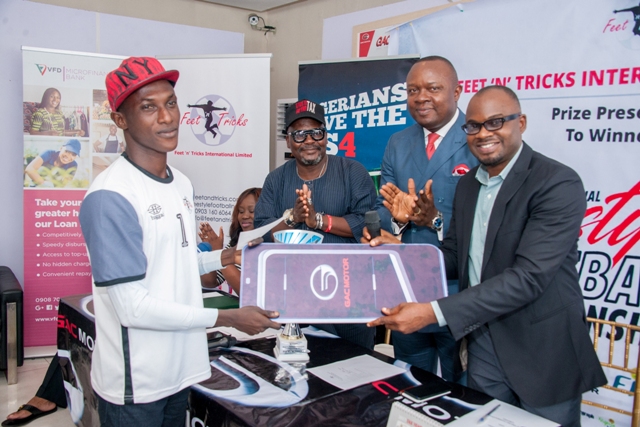 Feet ‘n’ Tricks Redeems Pledges Worth Over N20m, Handover Saloon Car, Ticket, Prize Money