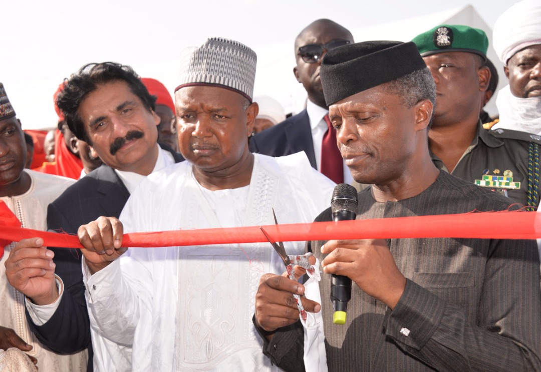 Osinbajo commissions N10bn WACOT Rice Mill in Kebbi, Commends TGI Group