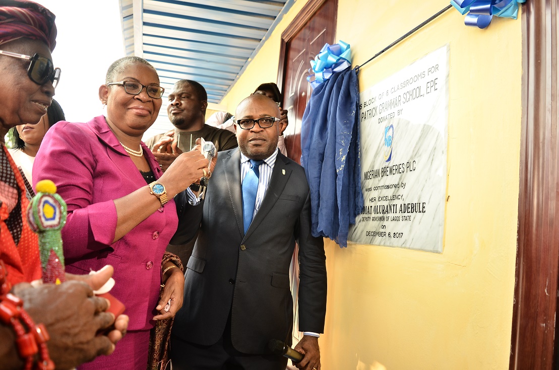 Lagos Govt Commends Nigerian Breweries at School Donation