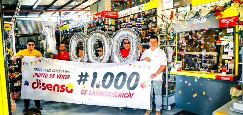 LafargeHolcim opens 1,000th Disensa retail store in Latin America