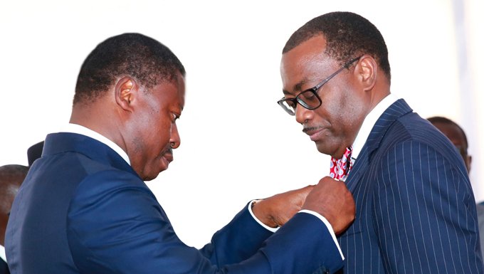 AfDB President Awarded Togo’s Highest Civilian Honor