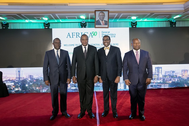 Africa50 Meeting: Kenyatta and Adesina call for accelerated private sector investment in infrastructure