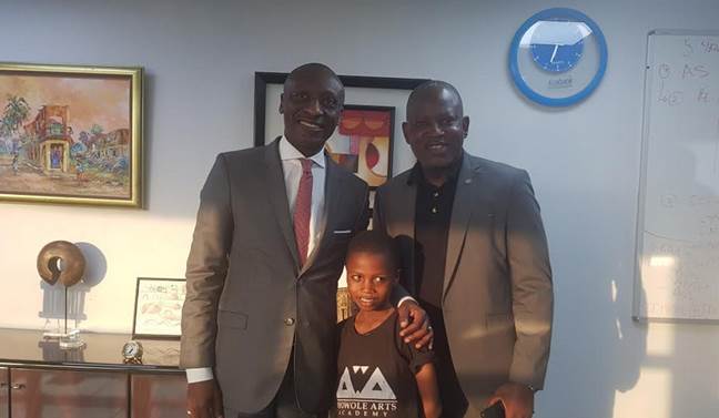 I thank the Managing Director of Ecobank – Kareem Waris Olamilekan, “Macron’s artist’ “