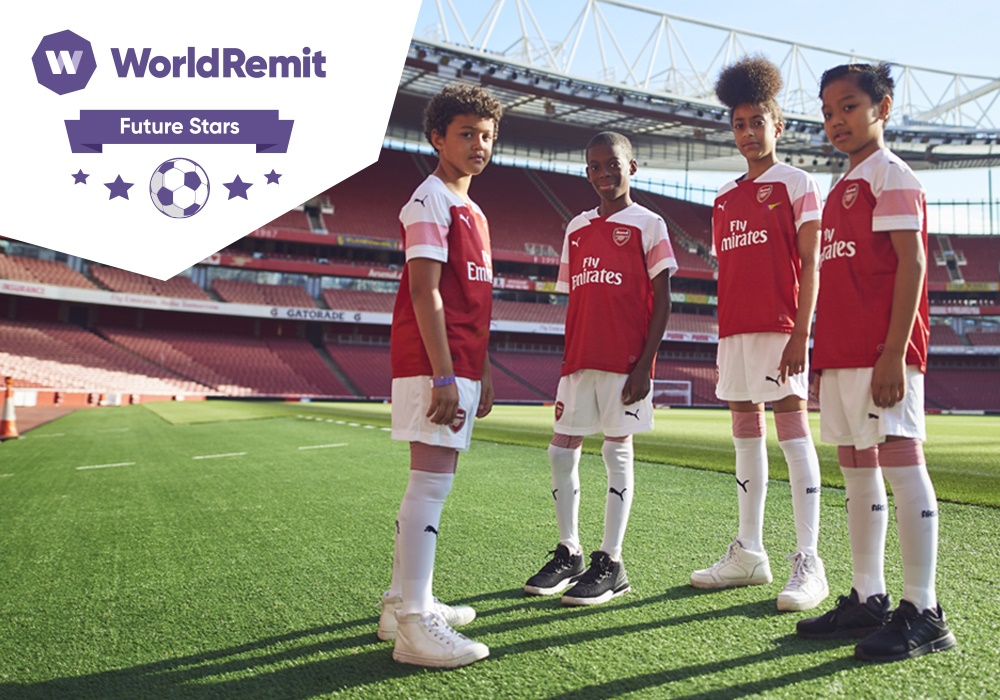 Six African Finalists Selected by Arsenal FC and WorldRemit for New “Future Stars” Youth Coaching Programme