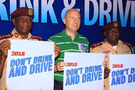 Nigerian Breweries, FRSC Flag off 2018 Don’t Drink and Drive Campaign