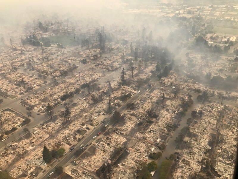 Wildfire Devastation in California