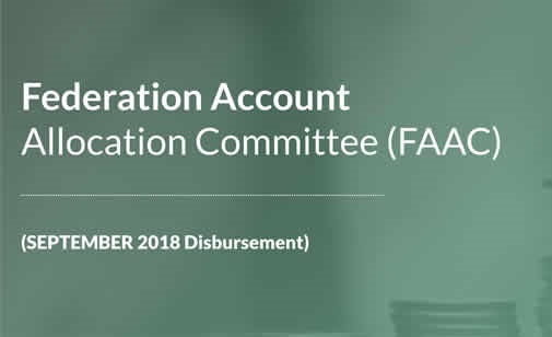 FAAC Disbursed N741.84 Billion in September 2018-NBS