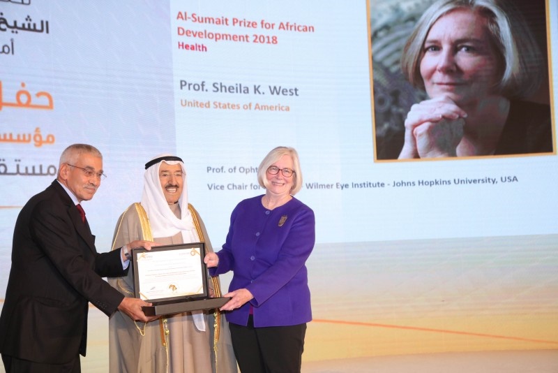 Joint Winners of Kuwait’s Al-Sumait Prize for African Development 2018 Receive Prizes from Amir of the State of Kuwait