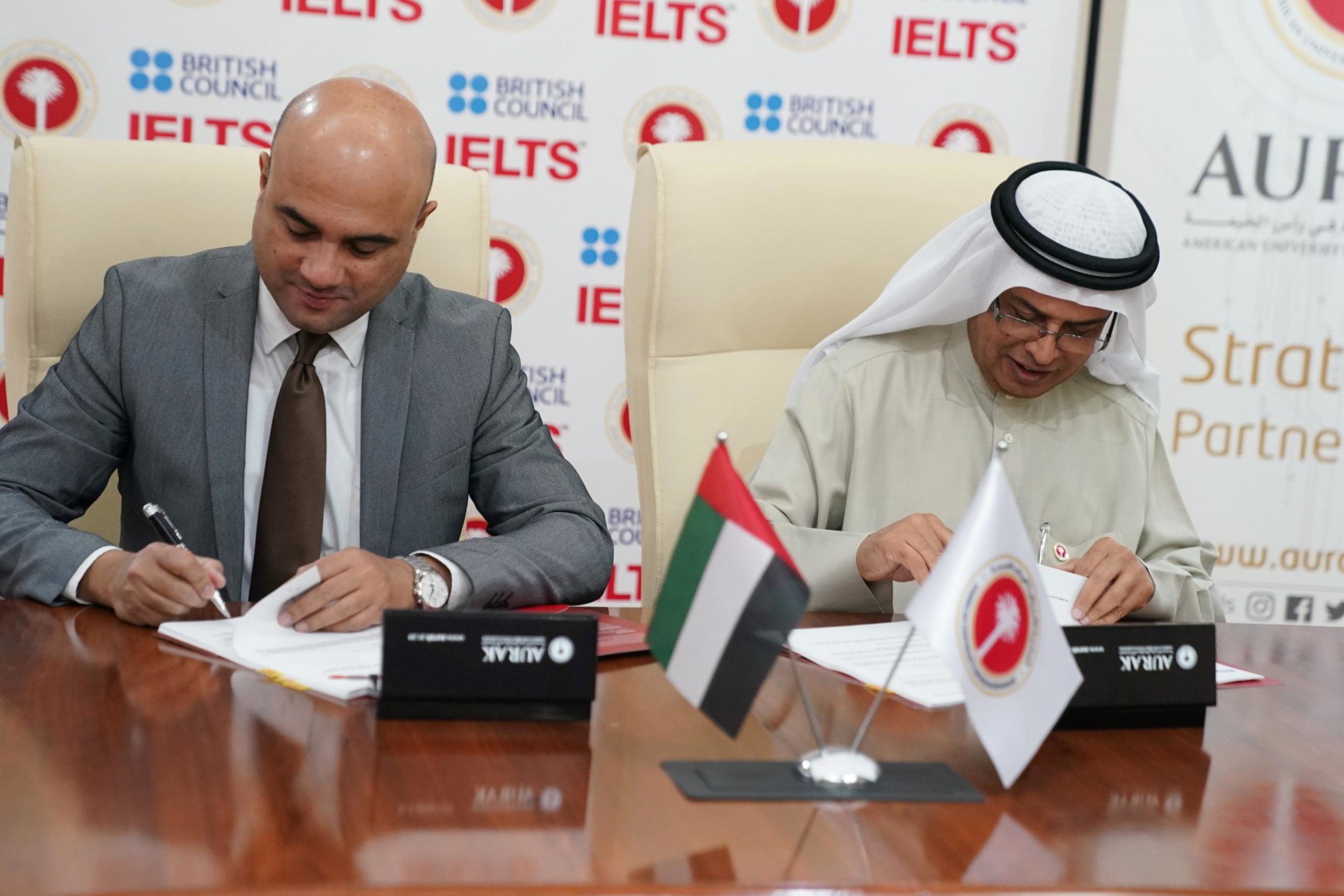 AURAK Signs Deal with British Council to Act as IELTS Exam Center