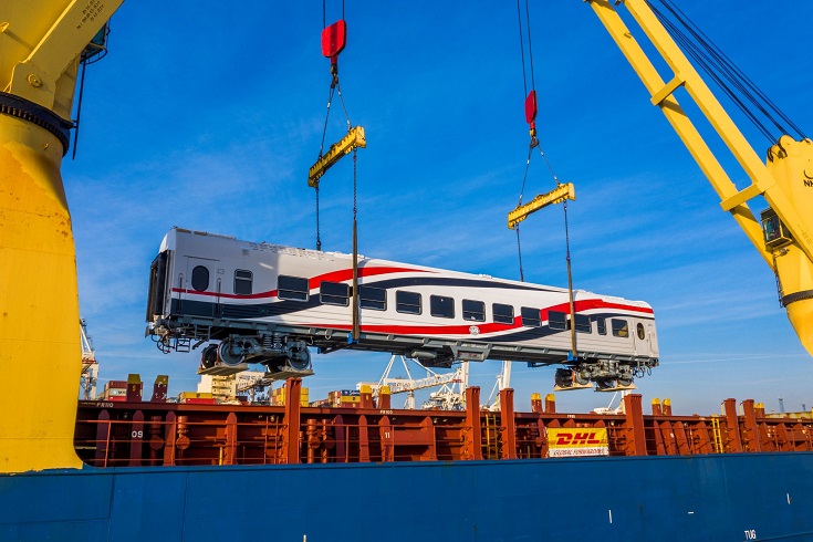 DHL Industrial Projects is on track with a historic move of 676 passenger coaches across continents