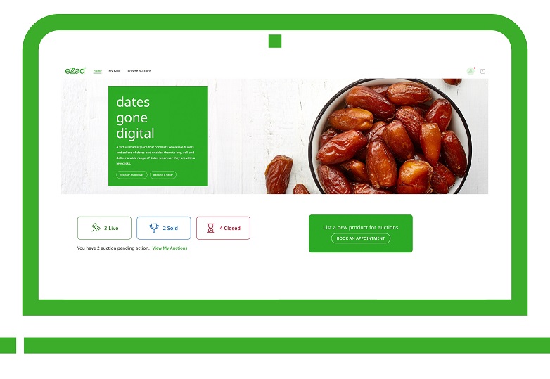 Agthia Launches eZad, the First of its Kind Online Auction Platform for Dates