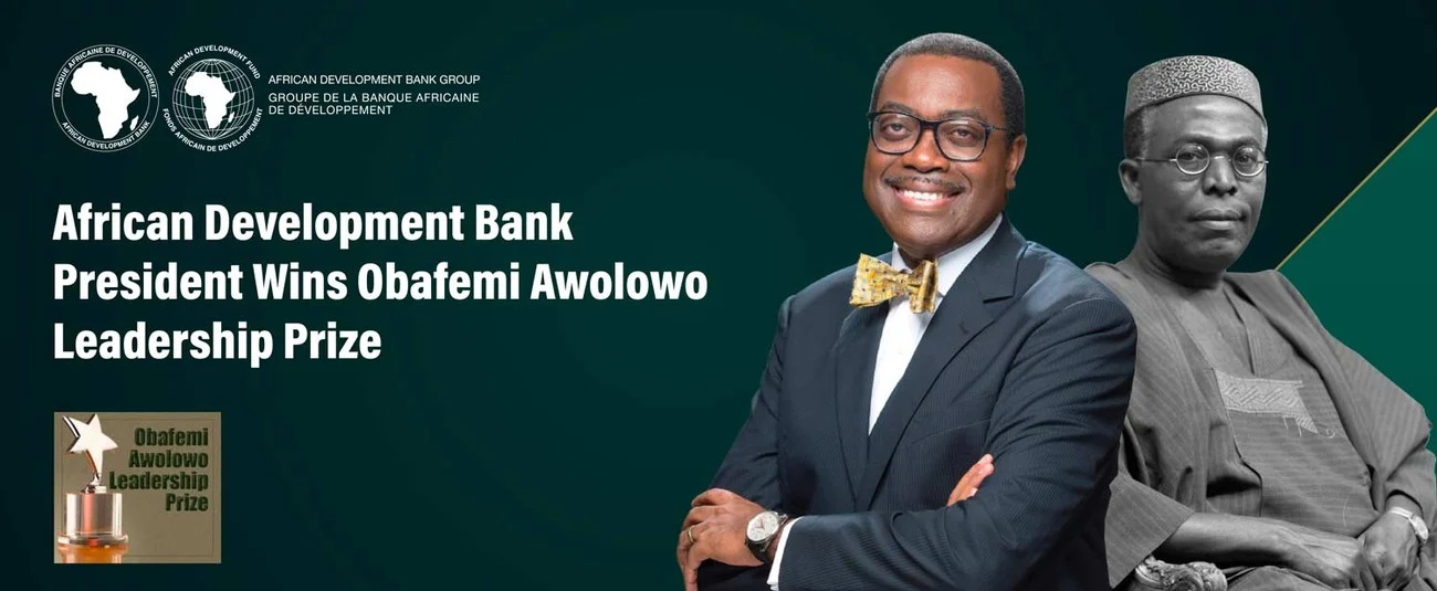 AfDB President Wins Obafemi Awolowo Leadership Prize