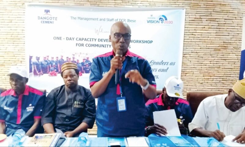 Dangote Cement Ibese Boosts Community Leadership Capacity with Sustainable Development Training