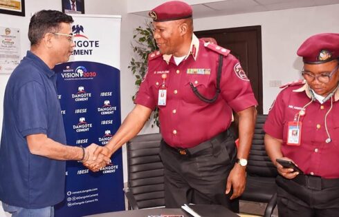 Dangote Cement Ibese, FRSC Strengthen Strategic Partnership to Advance Road Safety in Ogun