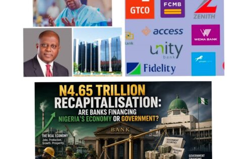 N4.65Trillion Recapitalisation: Are Banks Financing Nigeria’s Economy or Government?