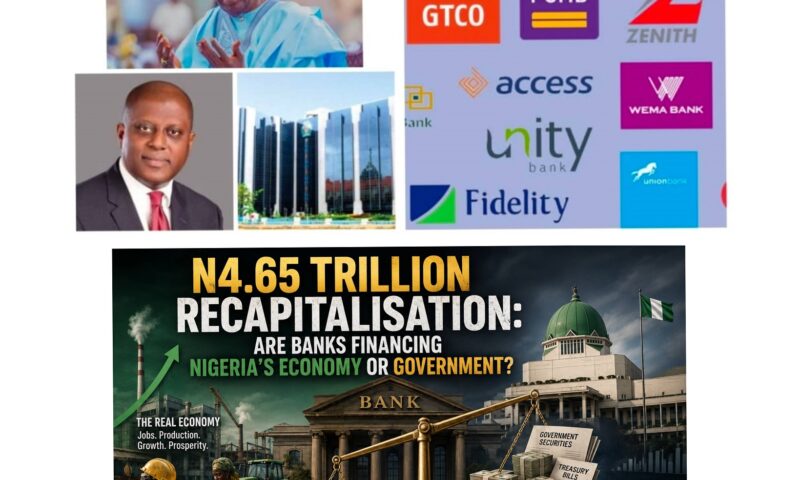 N4.65Trillion Recapitalisation: Are Banks Financing Nigeria’s Economy or Government?