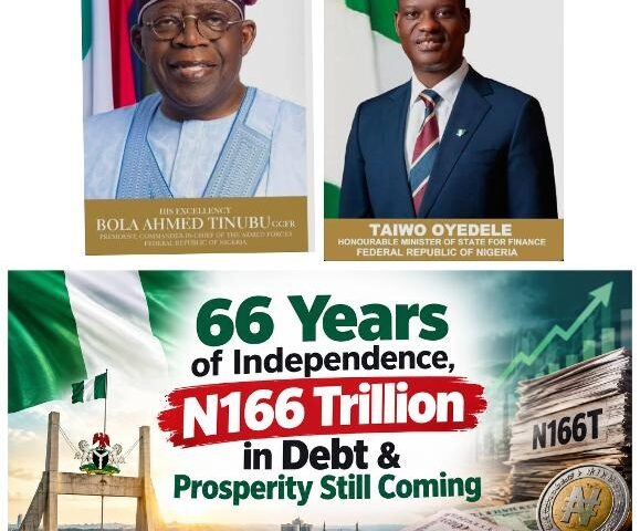 66 Years of Independence, N166 Trn in Debt & Prosperity Still Coming